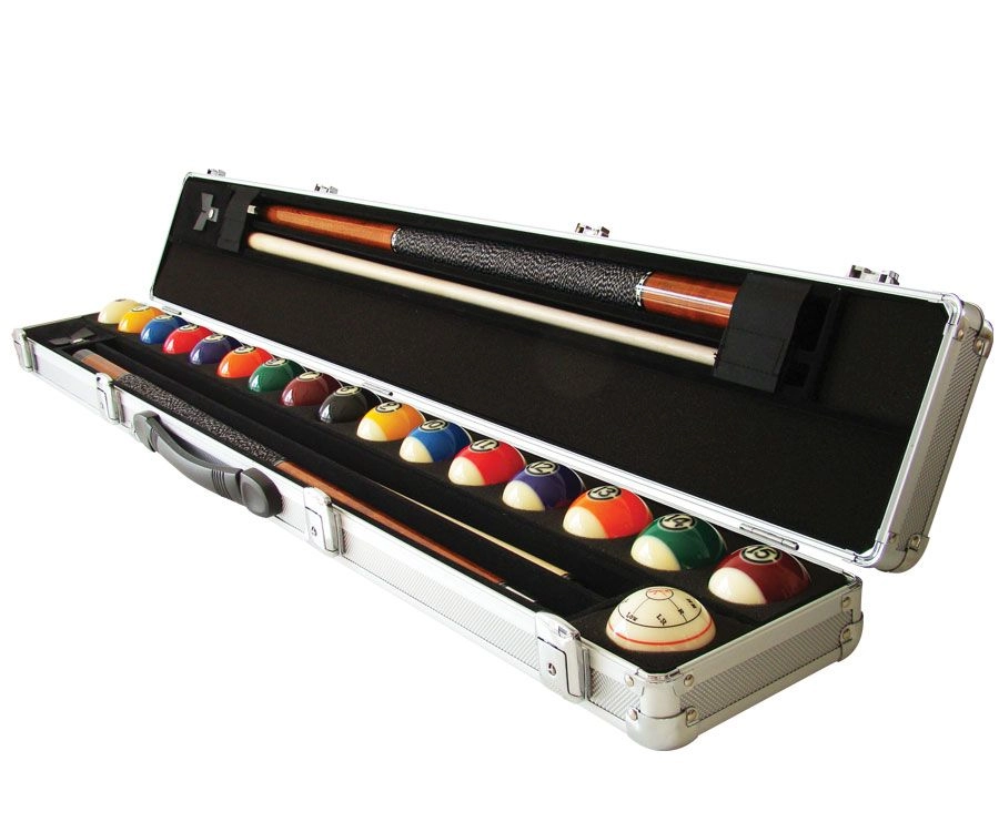 Aramith 2 Shaft 2 Butt Pool Cue & Ball Set Case 2 Aramith 2 Shaft 2 Butt Pool Cue & Ball Set Case - Image 2