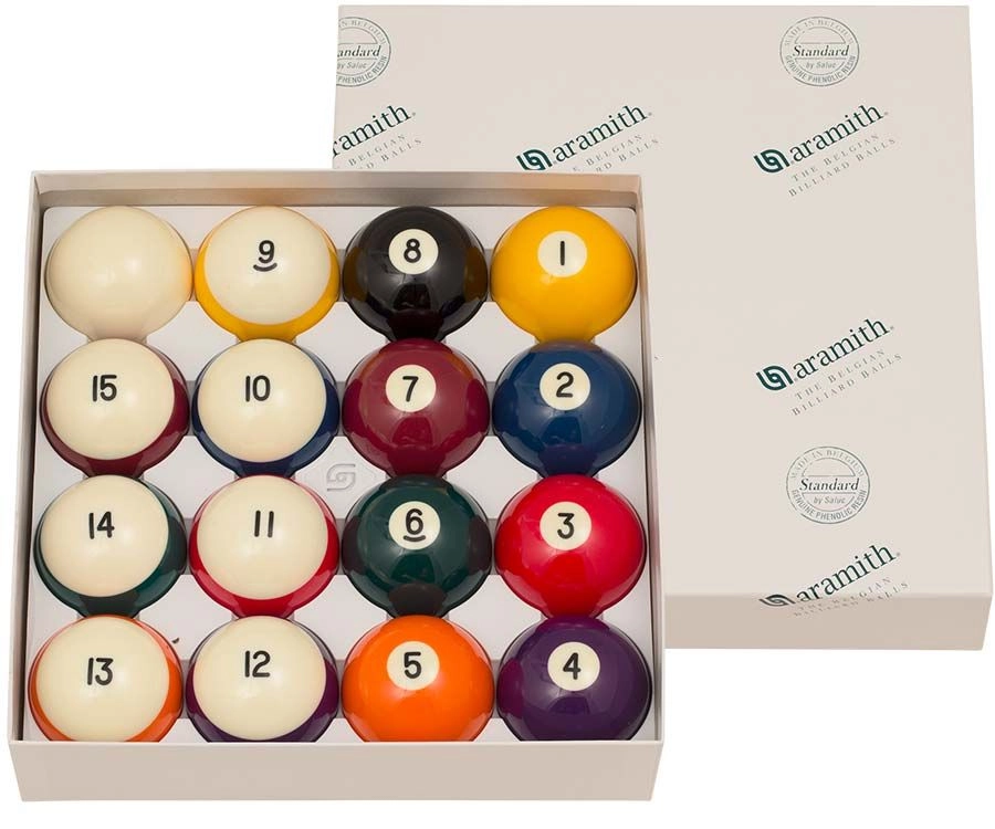 Aramith Crown Standard Belgian Pool Ball Set 1 Aramith Crown Standard Belgian Pool Ball Set