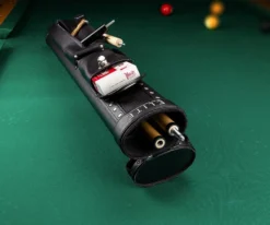 Elite Prime 2 Butt 2 Shaft Hard Case -Billiard Equipment Store ecp22 black 01