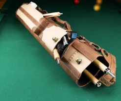 Elite 2x4 Vintage Cue Case Chestnut 7 Elite 2x4 Vintage Cue Case Chestnut -Billiard Equipment Store ecv24 chestnut 01