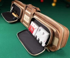 Elite 4x8 Vintage Vinyl Soft Cue Case Chestnut 12 Elite 4x8 Vintage Vinyl Soft Cue Case Chestnut -Billiard Equipment Store ecvs48 chestnut 01 1