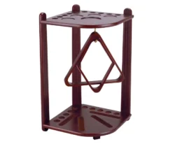 10 Cue Corner Floor Rack - Chocolate, Honey, Midnight Or Wine -Billiard Equipment Store fr10 wine 01