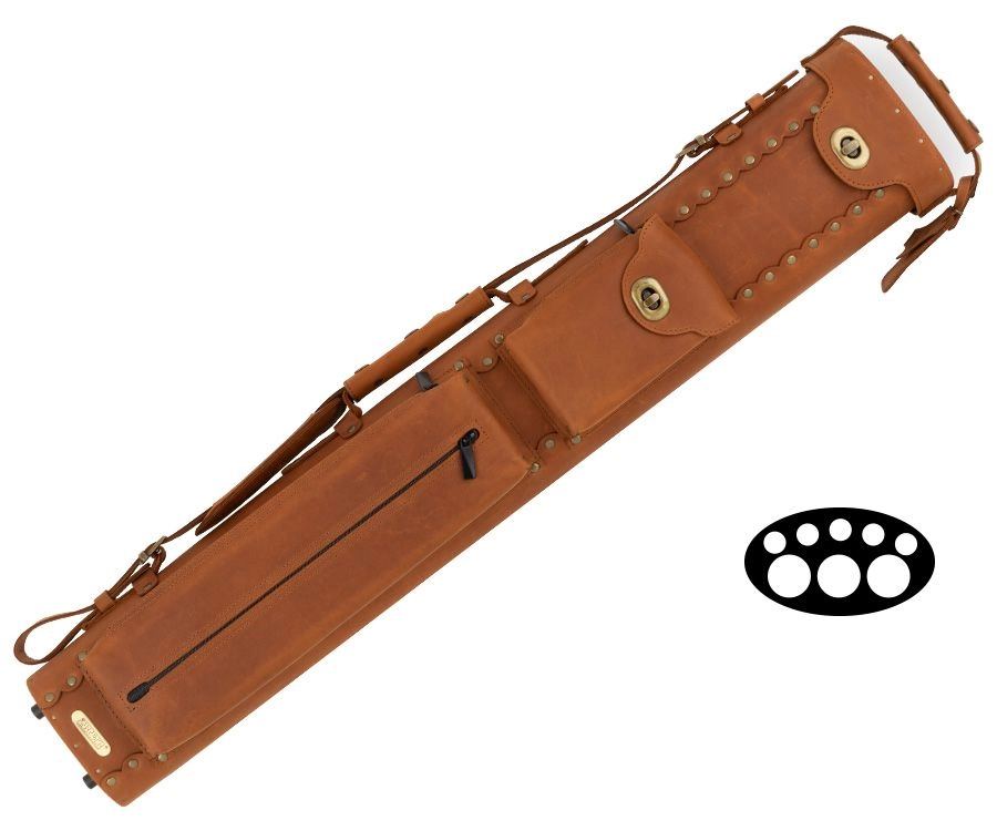Instroke Buffalo 3 Butt 5 Shaft Leather Case 1 Instroke Buffalo 3 Butt 5 Shaft Leather Case