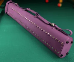 Instroke Suede 3 Butt 5 Shaft Leather Case -Billiard Equipment Store isl35 purple 02
