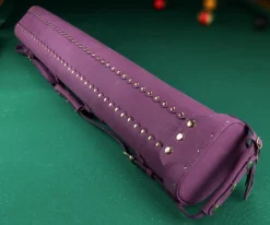 Instroke Suede 3 Butt 5 Shaft Leather Case -Billiard Equipment Store isl35 purple 03