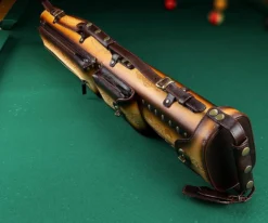 Instroke Tooled 3 Butt 5 Shaft Leather Case -Billiard Equipment Store ist35 rust 03