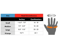 Kamui Pool And Billiard Glove BGKAM -Billiard Equipment Store kamui glove chart 1