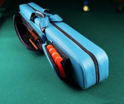 Molinari 2 Butt 4 Shaft Black/Cyan Hybrid Cue Case 9 Molinari 2 Butt 4 Shaft Black/Cyan Hybrid Cue Case -Billiard Equipment Store mlcf24 02 3
