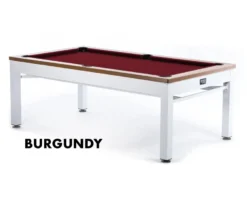 Newport 3-in-1 Outdoor Pool/Dining/Ping Pong Table From Spencer Marston - FREE Installation -Billiard Equipment Store newport burgundy
