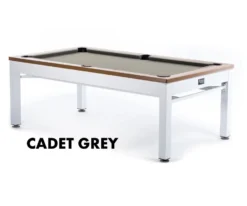 Newport 3-in-1 Outdoor Pool/Dining/Ping Pong Table From Spencer Marston - FREE Installation -Billiard Equipment Store newport cadet grey