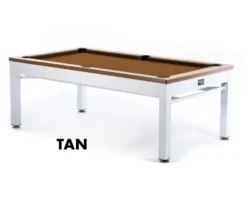 Newport 3-in-1 Outdoor Pool/Dining/Ping Pong Table From Spencer Marston - FREE Installation -Billiard Equipment Store newport tan