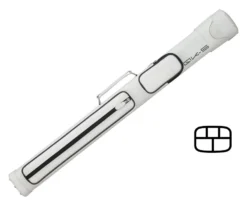QKS Artillery 2 Butt 3 Shaft Hard Case -Billiard Equipment Store qks04 white 01