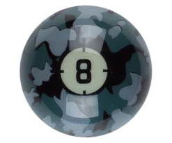 Aramith Camo Single Replacement Balls -Billiard Equipment Store rbcam 8ball 01