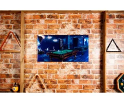 "Phantom Of The Game" Floating Wall Art (30" X 15.75") - Rich Colors -Billiard Equipment Store rtnpwc 04