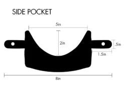 Burgundy Fringe Leather Pocket Set (Set Of 6) 8 Burgundy Fringe Leather Pocket Set (Set Of 6) -Billiard Equipment Store tppk side dm 01 6